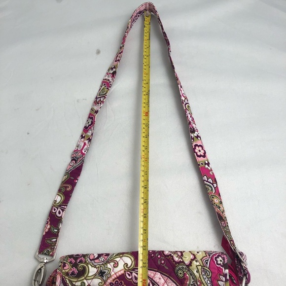 Vera Bradley Very Berry multicolor floral messenger flap crossbody bag - Picture 7 of 8